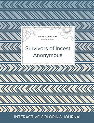 Adult Coloring Journal: Survivors of Incest Anonymous (Turtle Illustrations, Tribal)