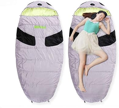 Amazon Routman 可愛い 寝袋 パンダ Panda 親子 旅行 春秋冬 手足自由 防水 大きい 大人230x100cm 子供180x80cm 2400 230x100cm 大人用 Routman 寝袋 シュラフ