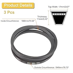uxcell 3 Pack B74 Classic Wrapped