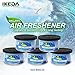 IKEDA Odor Eliminator Scents organic block Natural Air Freshener Eliminates Odor in Cars Bathrooms Boats RVs Room Kitchen and Pet Areas - SEA BREEZE ( Pack of 4 )