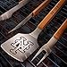 MLB New York Mets 3PC BBQ Set, Heavy Duty Stainless Steel Grilling Tools