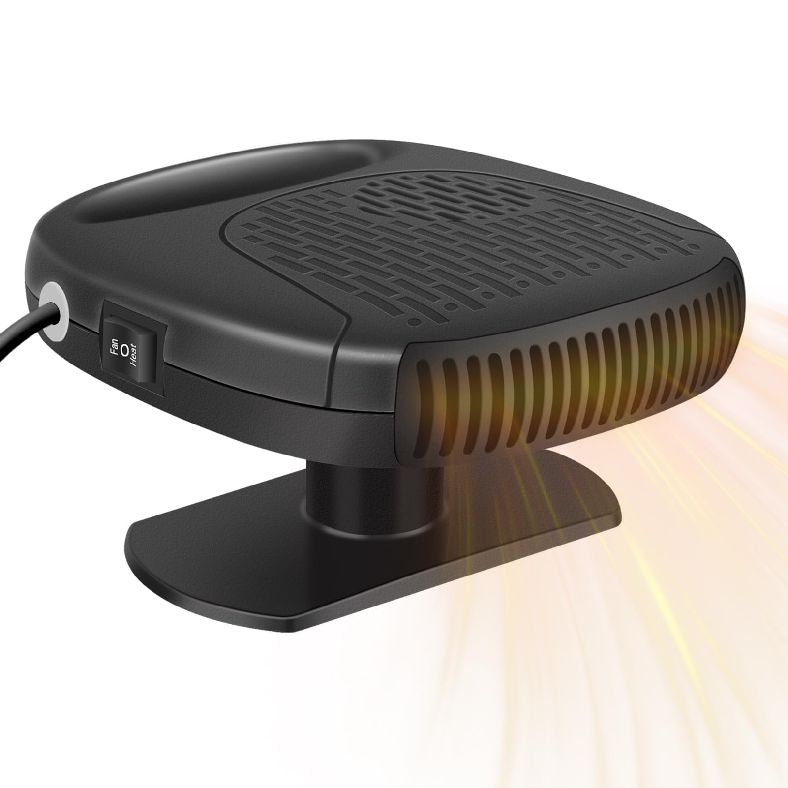 Photo 1 of 12V Portable Car Heater & Defroster – 120W Turbo Fast Heating/Cooling, 360° Adjustable, Plug & Play for Cars/SUVs/RVs – Dual Defog & Fog-Free Driving