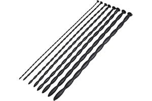 Black Men's 8-Piece Set with Horse Eye Rod, Length 30cm-CARM06