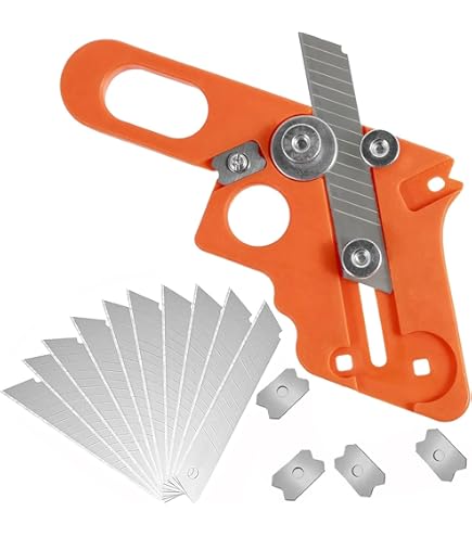 Coupe-bordures Pour Le Travail Du Bois, Avec 1 Lame De Rechange Et 10 M De Bande Adhesive De Chant Coupe Bordures De Placage Manuel Ergonomique Pour Bois Pvc Abs Argent 89800108