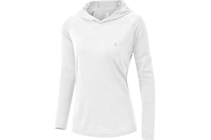 TBMPOY Womens UPF 50+ Sun Protection Hoodie Shirt Long Sleeve Fishing Hiking Outdoor UV Shirt Lightweight