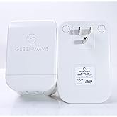 Greenwave Dirty Electricity Filters &ndash; 1 Room Starter Kit (Up to 250 Sq Ft) | 2 EMI Line Noise Filters for Approx. 1-2 Rooms, Simple Plug-In Installation, Built-In Pass-Through Outlet, UL Certified