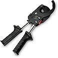 TEMCo TH0036 Heavy Duty 1000 MCM Ratcheting Wire & Cable Cutter for Copper and Aluminum