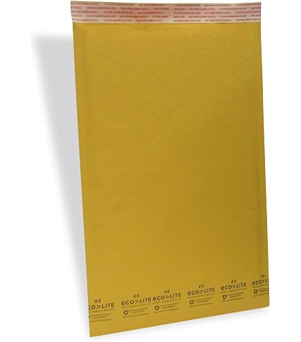 Amazon.com : Ecolite #2 8.5x12 Kraft Bubble Mailers Padded