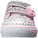 Skechers Kids Twinkle Toes Shuffles Sweet Steps Light-Up Sneaker,Pink/Silver,9 M US Toddler