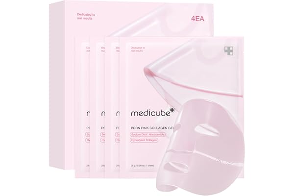 Medicube Jelly Gel Mask With Salmon Dna Pdrn Pink Collagen | Overnight Face Mask For Glass Glow Skin | Elasticity, Hydrating,