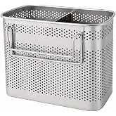HOME&amp;I SUS 304 Silverware Basket for Dish Rack, Hanging Utensil Holder