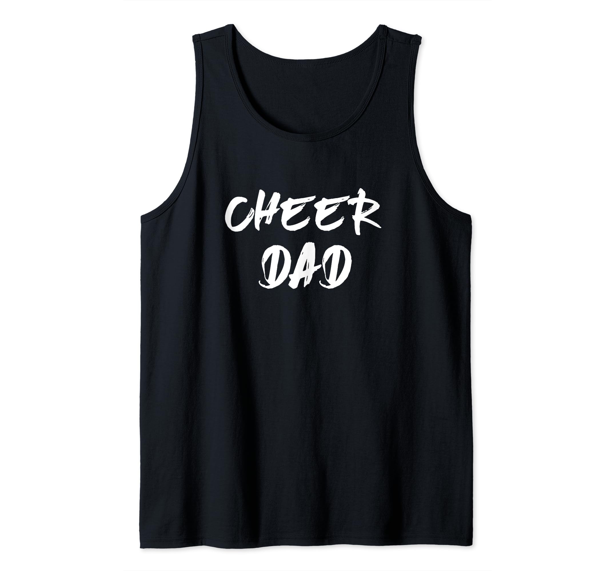 Father Cheerleading from Cheerleader Daughter Cheer Dad Tank Top