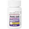 GeriCare Meclizine HCI 25mg Antiemetic Travel-Ease Tablets, Prevents and Treats Motion Sickness, Nausea Relief, 100 Count (Pack of 1)
