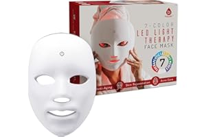 Pursonic 7-in-1 LED Face Mask for Skin Care – Multi-Color Skincare Tools for Women, Beauty Mask for Face and Neck, Self Care 