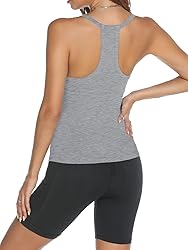 Trendy Queen Womens Workout Tank Tops Racerback