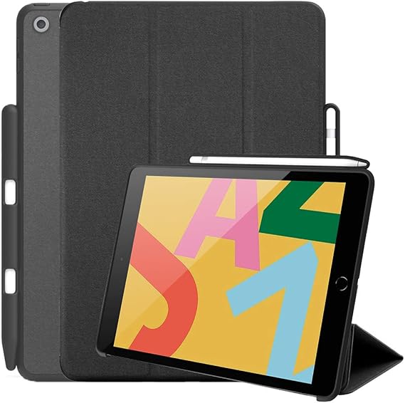 Maxace iPad 7th Generation Case with Pencil Holder