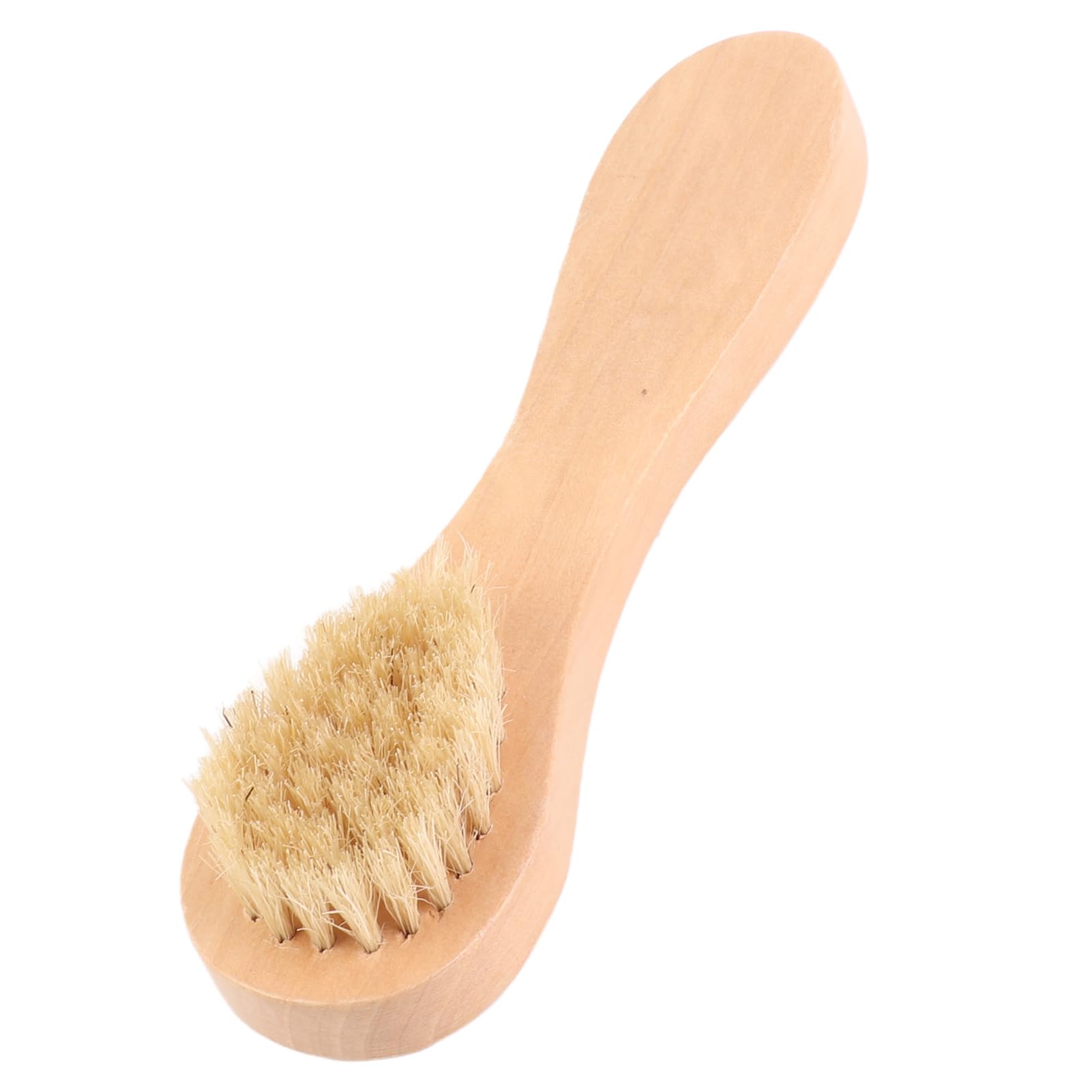 Facial Cleansing Brush Cleansing Exfoliating Soft Bristles Face Brush Wood Handle Skin Cleaning Scrub Scrubber Brush for Face Neck Hand