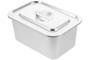 COOPHYA Small Stainless Steel Indoor Kitchen Compost Bin with Lid 32x22cm Food Waste Storage Container