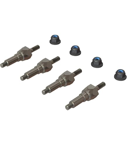 ARRMA AR715001 - 4 Dadi In Nylon Da 3mm Per KRATON, OUTCAST, SENTON, TALION - Foto 3