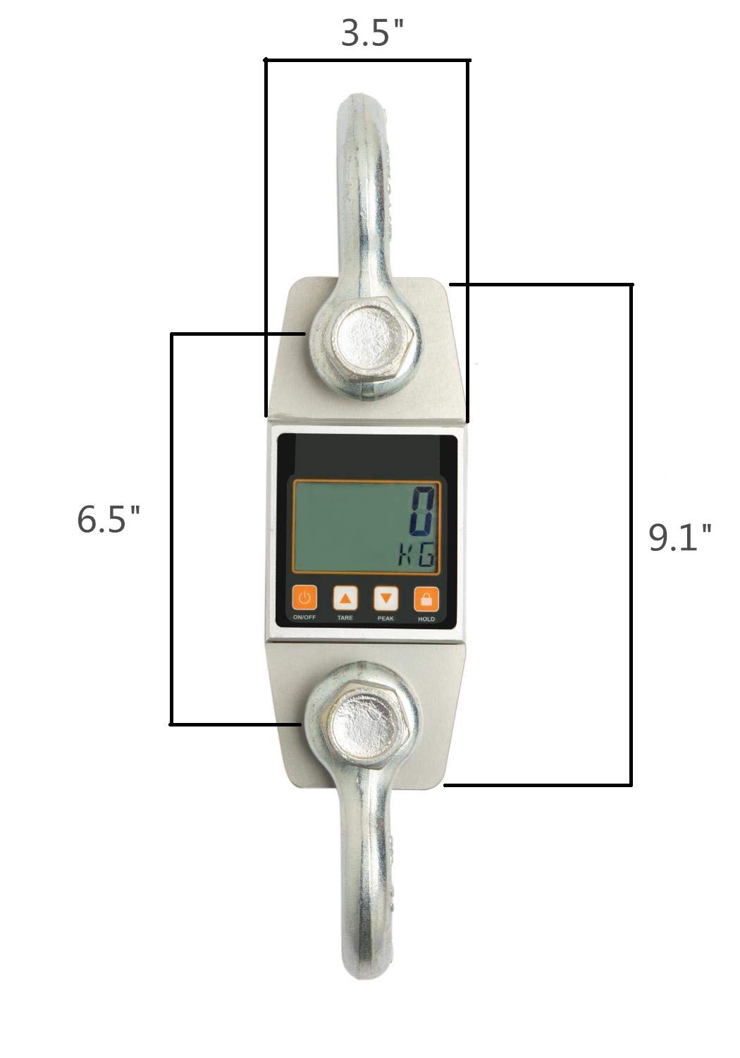 Hyindoor Digital Hanging Scale 3000kg/6000lb Industrial Heavy Duty Crane Scale Smart High Accuracy Electronic Crane Scale: Industrial & Scientific