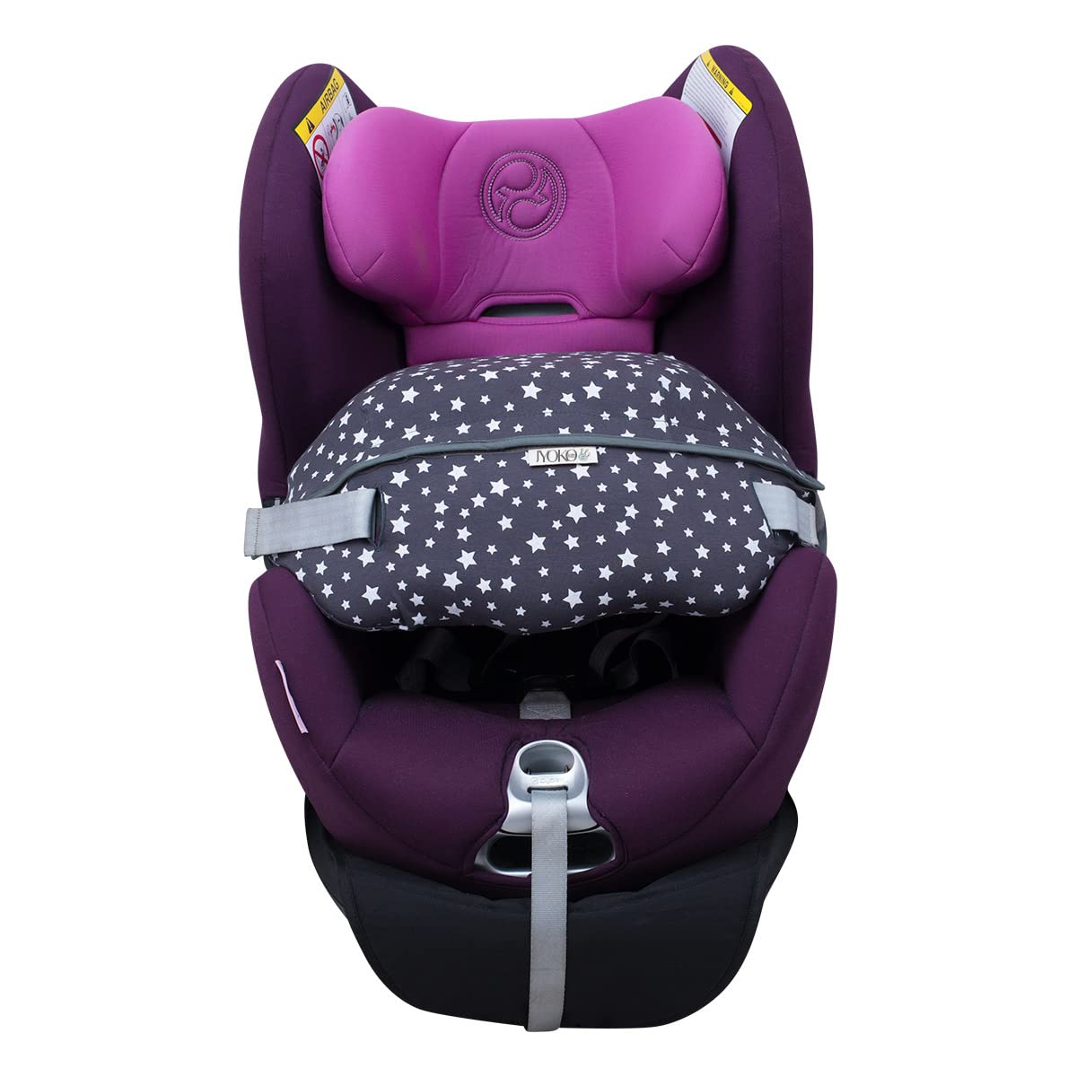 JYOKO KIDS Cover liner accessory for car seat made cotton compatible with Cybex Gold Sirona - M2 i-Size (Winter Sky)