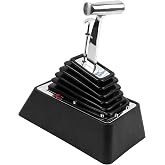 ZLPTEAM 80675 StarShifter Automatic Shifter - Fit for GM TH400/350/250/200, Ford C4/C6, Chrysler Torqueflite Transmissions, Aluminum Manual Shifter with Safety Lockout &amp; Backup Light Switch