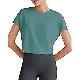 G4Free Lightbreeze Womens Workout Tops Batwing Sleeve Tees Loose Fit Athletic Gym Shirts Basic Yoga Tshirts Casual Summer