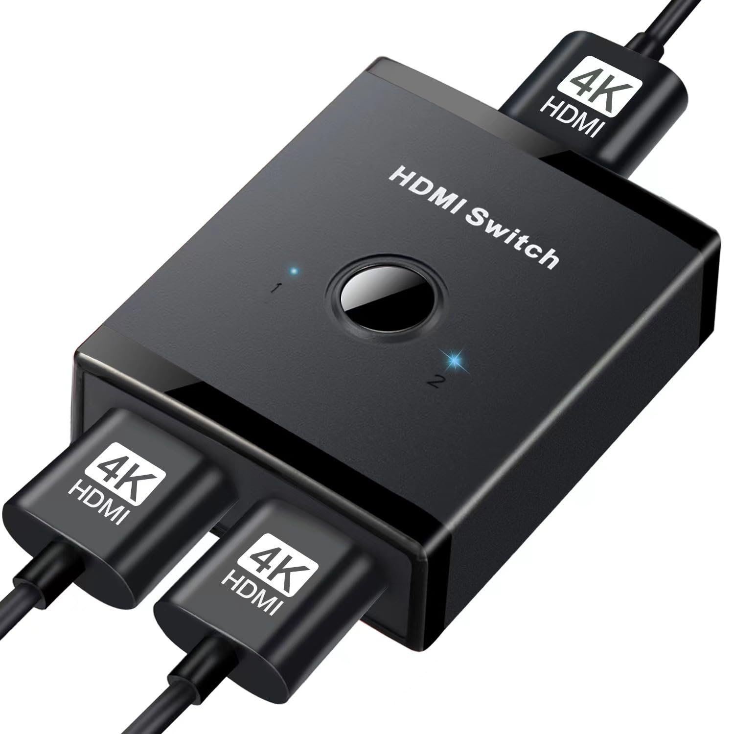 【2025新型】HDMI 切替器 4k@60Hz HDMI 分配器 NUIKOTI双方向 HDMIセレクター 1入力2出力/2入力1出力 手動 HDMI 切り替え器 Xbox PS5/4/3 TV Stick PC ブルーレイプレーヤー テレビ プロジェクター 等に適用 の商品画像