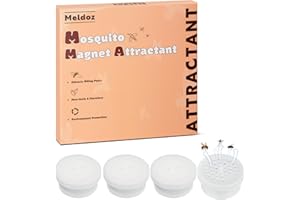 Meldoz Upgraded Octenol Pest Lures Lasts 90 Days, Biting Insect Attractant Refill Cartridge for Bug Zapper, Universal Fit (4 Pack)