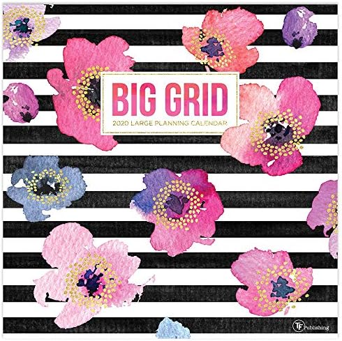 2020 Big Grid - Design Planning Wall Calendar
