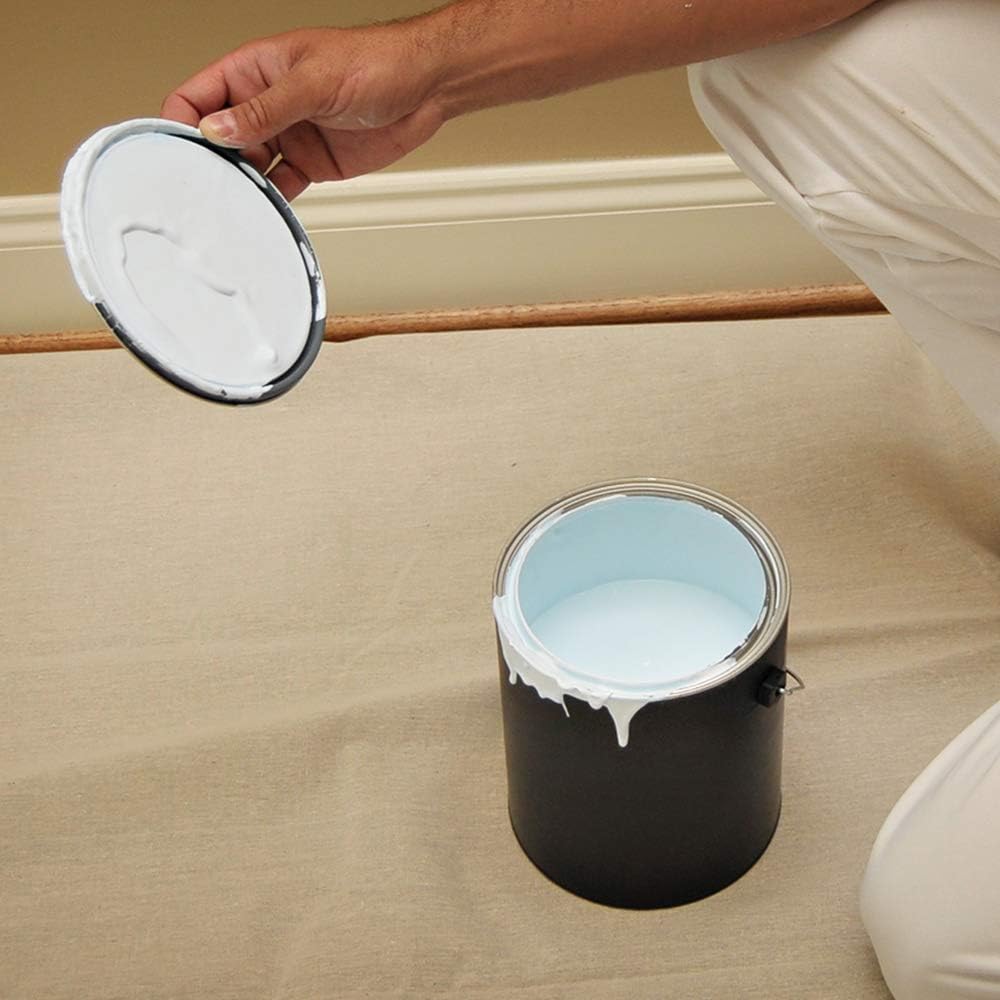 Trimaco SuperTuff 10 oz thick Heavyweight Canvas Drop Cloth, 4-feet x 5-feet - - 