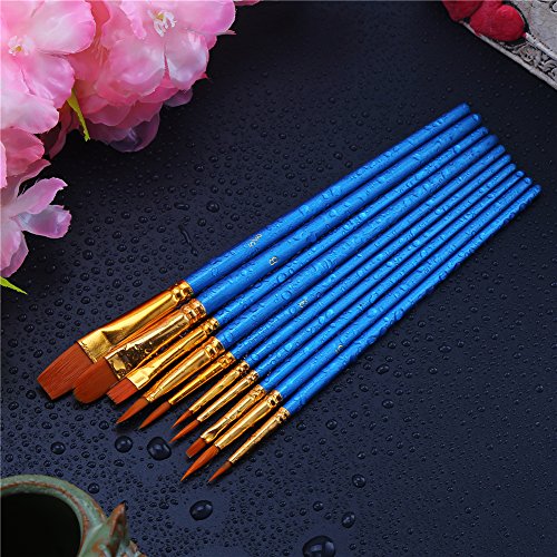 LOKIPA 2 Waterproof Paint Aprons And 2 Plastic Artist Paint Tray Palettes And 1 Round Tip Nylon Hair Paint Brush