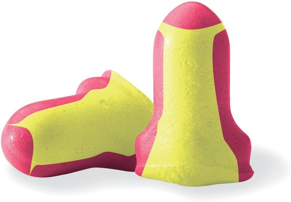 3 x 100 Pairs Laser Lite Individually Wrapped Ear Plugs, MultiColour