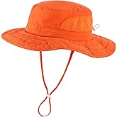 Connectyle Kids Foldable Wide Brim Sun Hat UPF 50+ Sun Protection Bucket Hats Breathable Summer Beach Hat for Boys Girls