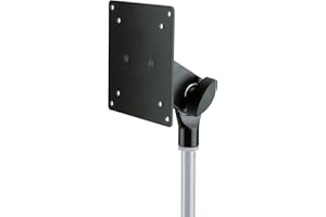 K&M Stands 19685-Black Black LCD Stand Adapter with 5/8 Thread-5Kg Load