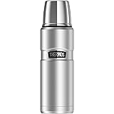 Thermos Stainless King 16 Ounce Compact Bottle, Stainless Steel