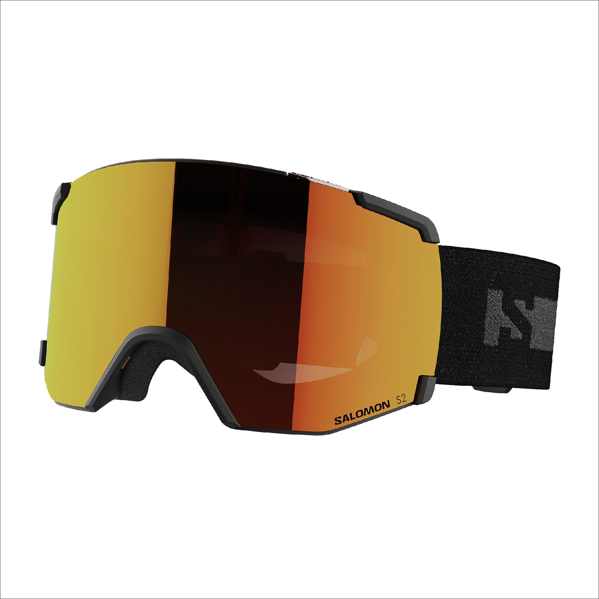 Salomon S/view Unisex Goggles Ski Snowboarding, Extended field of vision, Visual acuity & glare reduction, and No more fogging, Black, One Size — image 1