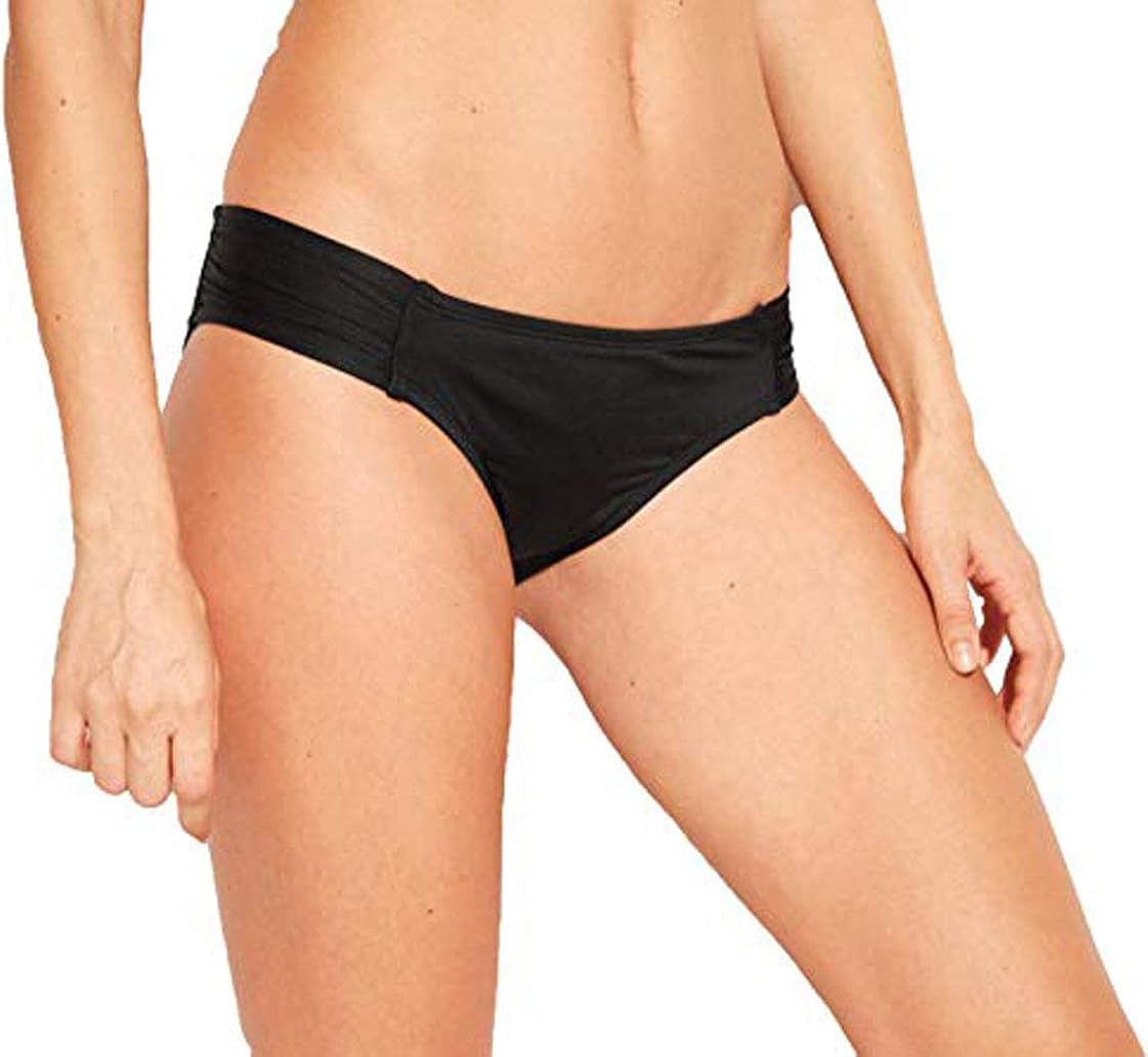 Amazon.com: Shade & Shore Women's Medium Coverage Tab Hipster Bikini Bottom - Black - XLarge 