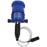 Generic Water Powered Fertilizer Injector Pump, Automatic Liquid Mixing Dosing for Farm, Livestock, and Garden Irrigation