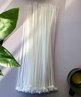 Oksdown White Cable Ties 300mm 4.8mm 22kg 100 Pack Heavy Duty Nylon view 3