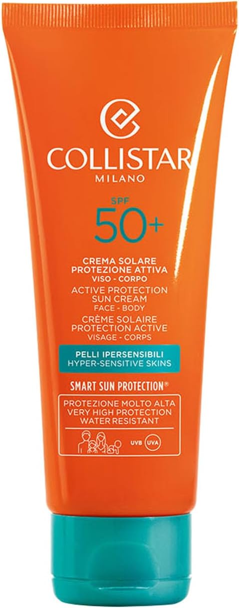 Collistar Sun Cream SPF 50 Sensitive 100ml High Protection Face & Body