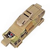 YAKEDA Multitool Pouch Sheath Folding Knife Sheath Pouch for Belt Molle Flashlight Mag Pouch