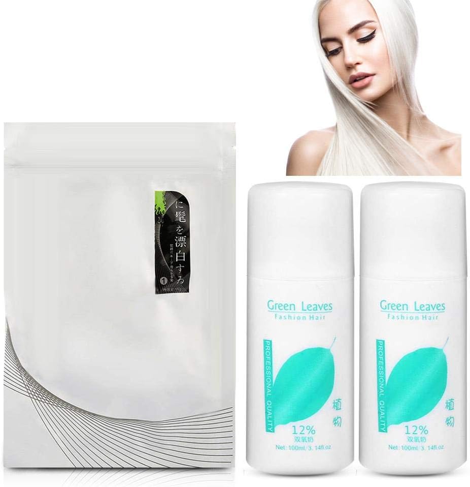 Hair Bleaching Set Hair Bleaching Powder 2pcs Dioxygen Milk No