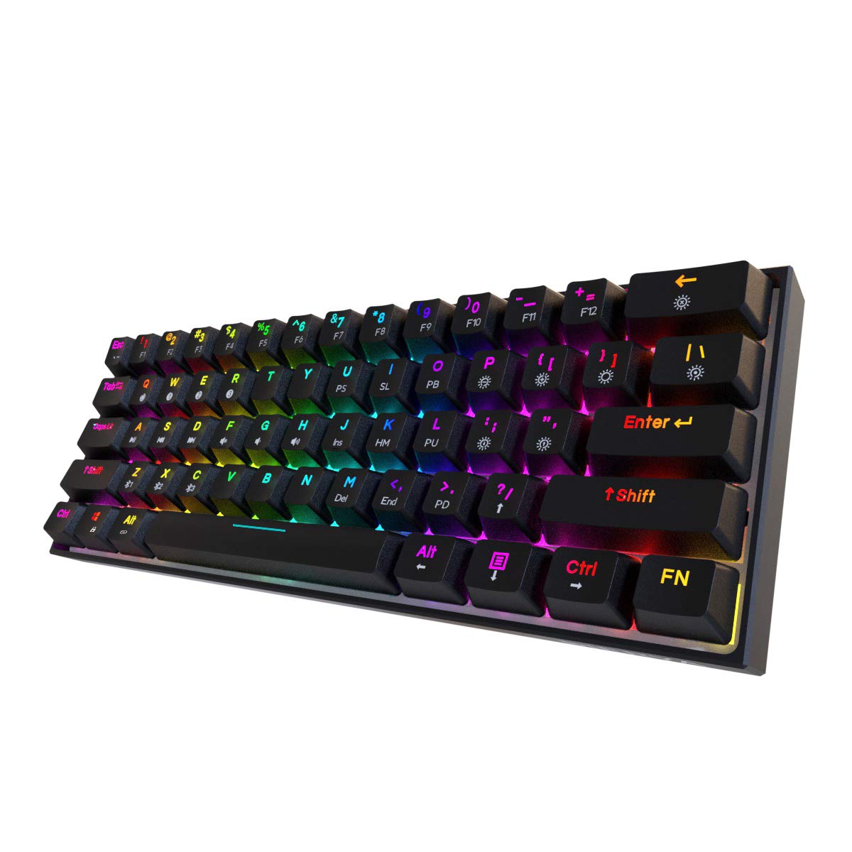 dierya bluetooth 5.1 mechanical 60 gaming keyboard