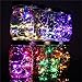 Solar Mason Jar Lid - Kohree 3 Pack Mason Jar Lights with 10 LED,Color Changing Fairy String Light for Glass Mason Jars and Garden Decor, Multi-Color