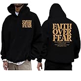 PNORATM Christian Hoodies for Men Faith Cross Sweatshirts Jesus Hoodie Bible Religious Pullover Christian Gifts for Men