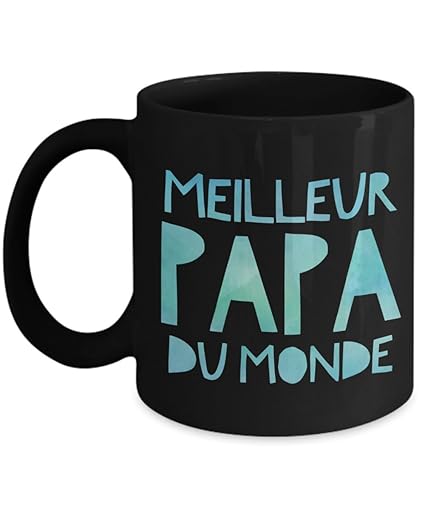 Amazoncom Cadeau Papa Meilleur Papa Du Monde Bleu