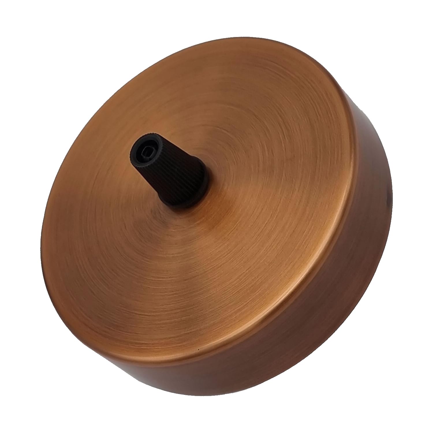 LEDSone Vintage Metal Single Outlet Ceiling Rose Light Fitting Pendant Holder Multi Color Full Set with Accessories (Copper)