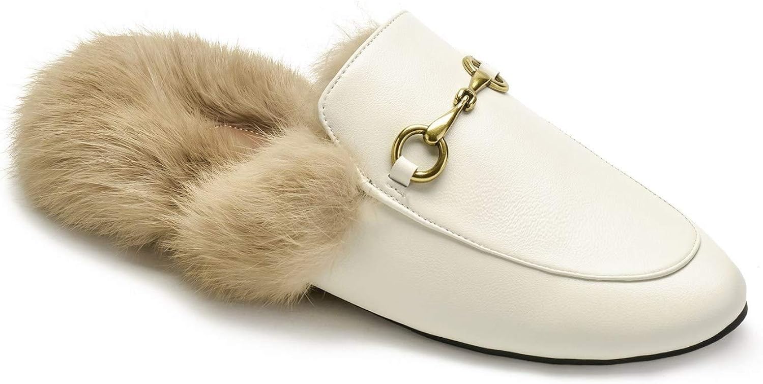 mule flats with fur