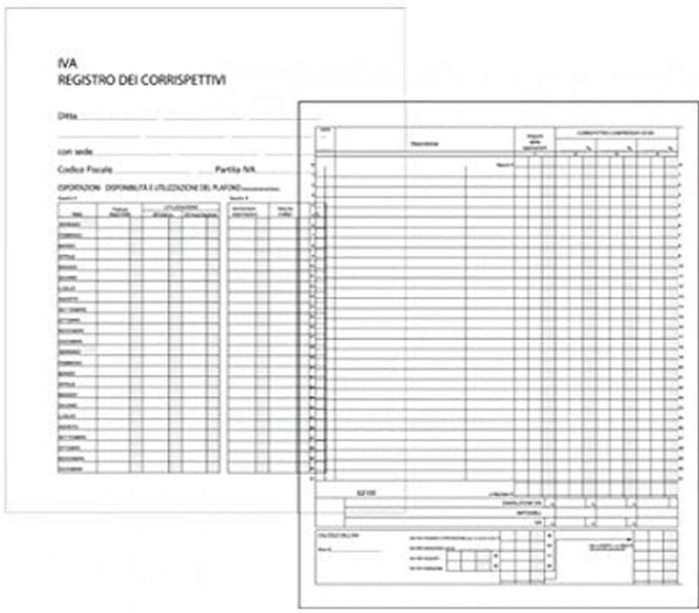 Edipro E2106 VAT Register for 47 Numbered Pages F.to 31 x 24.5